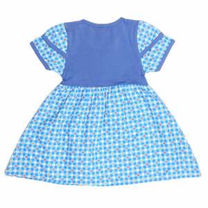 Robe fantaisie à manches courtes pour filles - Bleu - Product Image 2