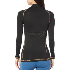 2025 último estilo camisas de compresión para mujer servicio OEM ligero camisas de compresión de Fitness para mujer - Product Image 2