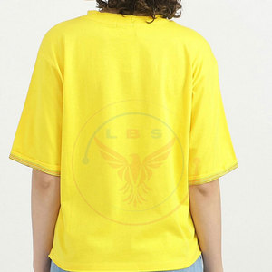เสื้อยืดผู้หญิงผ้าฝ้าย100% เป็นมิตรกับสิ่งแวดล้อมดีไซน์ของคุณเองปรับแต่งได้ - Product Image 2
