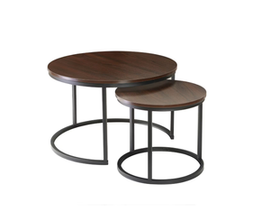 Meubles de maison modernes Table d'appoint en métal et dessus en bois Nouveau design Table basse décorative en métal Fabricant de gros Exportateur - Product Image 1