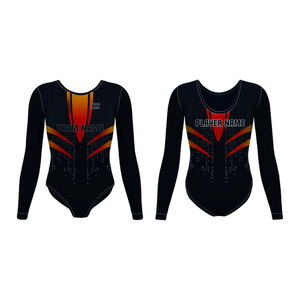 Uniformes de danse de gymnastique avec logo personnalisé de conception gratuite pour les ensembles de pom-pom girls pour jeunes avec strass perlés et techniques imprimées - Product Image 4