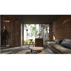 Bungalow moderno de 43 metros cuadrados de alta calidad 40HC Invernaderos industriales prefabricados Nuevos edificios prefabricados de Vietnam - Product Image 5