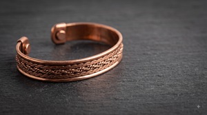 Brazalete Ajustable de Cobre 100%, Joyería de Moda Unisex - Product Image 5