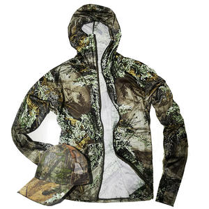 Custom Men's Camouflage Hunting Wear Breathable Print Pattern Jackets and Pants Moisture Wicking and Windproof - Product Image 2