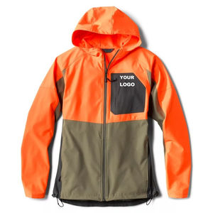 Chaqueta Softshell con capucha impermeable a prueba de viento ligera informal para hombre de la mejor calidad ropa de exterior transpirable con cremallera de invierno - Product Image 5