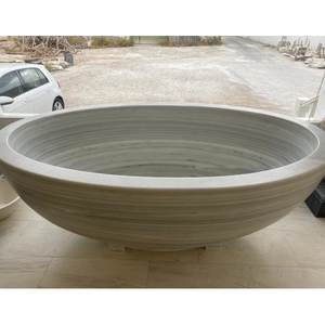 Juego de accesorios de baño elegante para bañera con acabado de mármol blanco Macael - Product Image 1