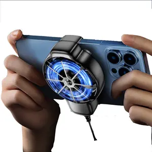 DY68 новый игровой кулер портативный дешевый телефон игровой Кулер Радиатор с RGB подсветкой для телефона - Product Image 1