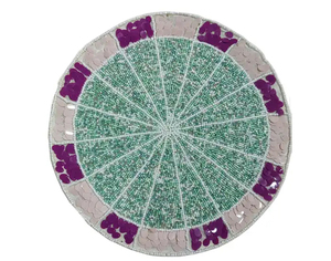 Sous-verres et sets de table brodés de fleurs de haute qualité, nouvelle collection d'Inde, proposés à des prix de gros compétitifs - Product Image 6