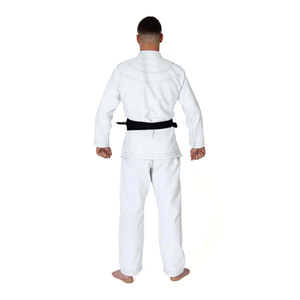Uniforme de Lucha Libre Blanco Personalizado, Ligero, Transpirable y Elástico, Traje de Entrenamiento de Artes Marciales con Cinturón para Adultos - Product Image 4