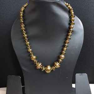 Golden Meenakari <b>Beaded</b> <b>Necklace</b> Elegant <b>Fine</b> <b>Beaded</b> <b>Necklaces</b> Collection - Product Image 2