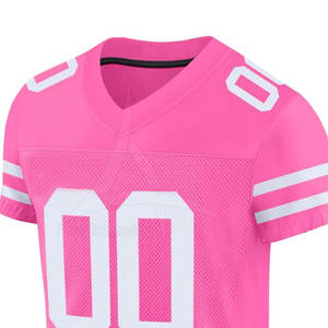 เสื้อฟุตบอลอเมริกันฟุตบอลแขนสั้นปรับแต่งได้ออกแบบใหม่ - Product Image 6