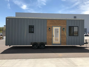 32-feet long Tiny home, 2-foot overhang over the <b>trailer</b> tongue - Product Image 4