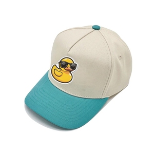 Casquettes de golf bicolores personnalisées directement de l'usine, casquette 5 panneaux, OEM Vietnam, casquette de sport de haute qualité, boucle arrière réglable, œillets personnalisés - Product Image 3