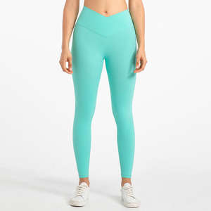 Mallas de Yoga con cintura elástica, mallas con tinte de corbata para mujer, pantalones elásticos suaves a la moda para gimnasio, Yoga y trajes informales - Product Image 6