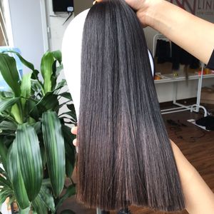 Pas cher Brun Conseils Super Double Dessiné Os Droite Faisceaux de Cheveux Humains Meilleure qualité Linuhair Vietnam Avec Prix de Gros - Product Image 4