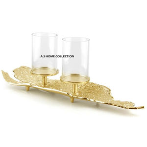 Marvelous Designing Aluminum Gold Plated <b>Candle</b> Holders With Glass Unique New Style Indoor Lightening <b>Candle</b> Holder <b>Novelty</b> Gift - Product Image 6