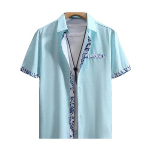 T-shirts ajustés pour hommes T-shirts en tricot pour hommes Chemises décontractées et légères T-shirt pour hommes Imprimé 100% polyester - Product Image 6