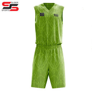 Wholesale Sublimated Mesh Basketball Jersey Custom Men Basketball Uniform Kit - Product Image 4