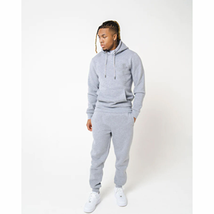 Wholesale High Quality 280g StreetWear 90s Tracksuits <b>Thick</b> <b>Fleece</b> Loose Pattern Custom Tracksuits Heavy Weight Men Clothing Set - Product Image 5