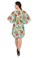 Robe Kaftan Imprimée Bohème Décontractée pour Femme 2026 – Idéale pour les Vacances d'Été, la Plage, les Voyages, les Fêtes, Grande Taille, Maternité, Facile à Porter