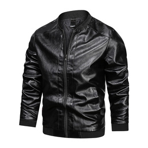 Blouson en cuir pour hommes personnalisé OEM ODM Fournisseur de bombardiers d'hiver de haute qualité - Product Image 6