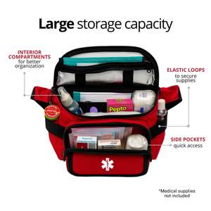 Borsa Medica d'Emergenza a Mani Libere Stile Marsupio con Costruzione Rinforzata - Product Image 5