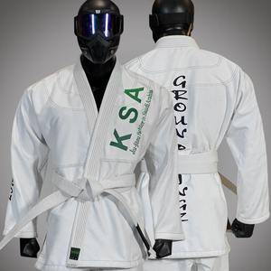 Vente en gros d'uniformes BJJ Kimono Bjj Gi Logo personnalisé 550gsm Jiu Jitsu Gi Bleu Judo Gi / Jiu Jitsu Kimono Kimono De Jiu Jitsu - Product Image 2