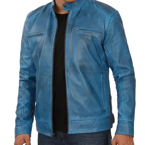 Autumn New Arrivals Trendy 2024 Large Size Casual Men's Clothing Leather Jackets Manufacturer Wholesale New Leather Men jacket