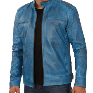 Automne nouveautés à la mode 2024 grande taille décontracté vêtements pour hommes vestes en cuir fabricant en gros nouveau cuir hommes veste - Product Image 1