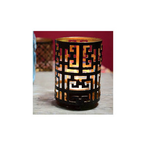 Vajilla decorativa hecha a mano, portavelas de hierro, luz de té de Metal para el hogar, boda, fiesta, vela votiva de alta calidad y acabado - Product Image 6