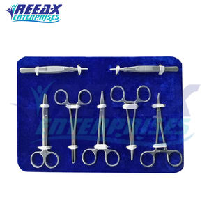 Ensemble de pansements chirurgicaux manuels réutilisables en acier inoxydable de haute qualité de REEAX Enterprises, base personnalisée pour maintien chirurgical - Product Image 4