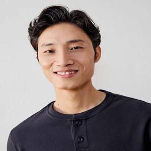 100% coton tricoté gaufré thermique Henley T-Shirts à manches longues Raglan avec effet de lavage à l'acide Design vierge solide - Product Image 3