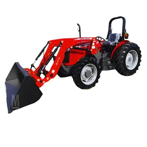 Tracteur Massey Ferguson MF 385 avec accessoire de chargeur frontal hydraulique