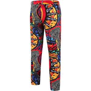 Latest High Quality New Stitched Variety Button <b>Suit</b> Casual Zip Fashion Boys and Girls Printed Trousers Stretch Trousers - Product Image 4