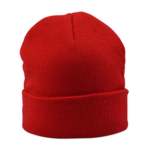 Gorro personalizado liso de invierno de alta calidad 100% gorro de punto cálido acrílico jacquard con logotipo personalizado - Product Image 4