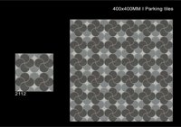 Nouvelle conception, carreaux de sol en porcelaine aspect marbre marocain 400x400 mm, série Galicha, finition mate, résistants à l'usure, pour extérieur, jardin, maison, parking