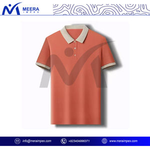 Polo para hombre al por mayor, Camiseta cómoda transpirable de secado rápido de manga corta de algodón con logotipo personalizado para trabajo, golf y ropa informal - Product Image 3