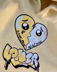 Pulls à capuche en molleton doux 100 % coton brodés et imprimés en relief, coupe régulière, style streetwear oversize, avec logo personnalisé, vente en gros - Product Image 3