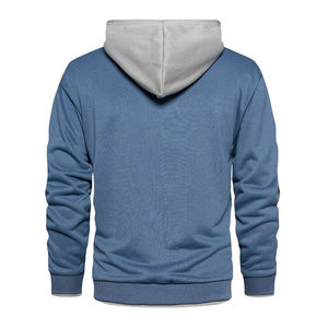 Sweat à capuche pour homme personnalisé avec broderie, coupe oversize, style streetwear, pull chaud en polaire pour l'hiver, mode décontractée - Product Image 3