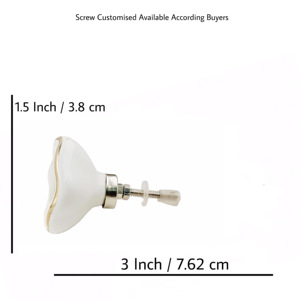 Boutons marocains en céramique or vert glaçure couleur raisin industriel tiroir armoire poignée tire pour armoire cuisine chambre commode - Product Image 4