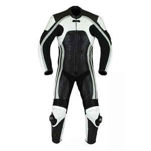 Traje de carrera de motocicleta hecho a medida, trajes de cuero, mono, armaduras aprobadas por la CE, cuero de vaca - Product Image 3
