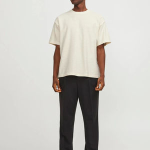 T-shirt pour homme de qualité supérieure, à épaules tombantes, léger, prix abordable, entièrement personnalisable, anti-froissement, à épaules tombantes - Product Image 5