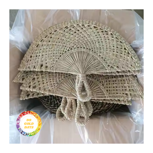 Ventilateur de poche Seagrass en vrac-Ventilateur rustique en feuille de palmier pour les mariages, les festivals culturels et les détaillants internationaux - Product Image 6