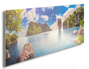 800W Energy-Efficient Infrared Wall Heater Panel Custom Printed Aluminum Canvas Space-Saving Ceiling Overheat Protection for - Product Image 3