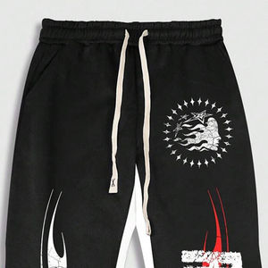 Pantalones Acampanados para hombre más vendidos, pantalones de chándal informales lavados con bolsillos delanteros y traseros, pantalones de chándal Acampanados para hombre en Nurak en 2025 - Product Image 3