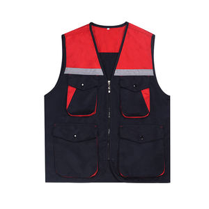 Chaleco de Trabajo de Verano Personalizado para Construcción, Alta Visibilidad, Reflectante, Sin Mangas, Unisex, de Poliéster - Product Image 2