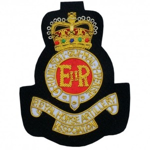 Custom Made <b>Crown</b> Bullion Wire Small Size Embroidered Badges Hand Embroidered Low MOQ Applique Patch <b>for</b> <b>Sale</b> - Product Image 2