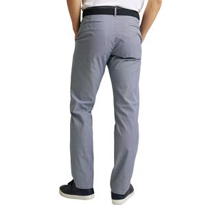 Pantalon de golf droit en toile de qualité supérieure, taille américaine, pour hommes, OEM personnalisé, décontracté, léger, écologique, en coton, pantalon bleu marine, coordonné - Product Image 4