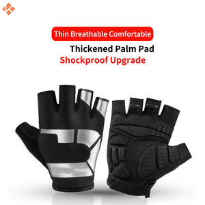 ถุงมือปั่นจักรยาน WEST BIKING ถุงมือปั่นจักรยานแบบครึ่งนิ้ว ลดแรงกระแทก อุปกรณ์ถุงมือปั่นจักรยานแบบนิ้วสั้น - Product Image 4