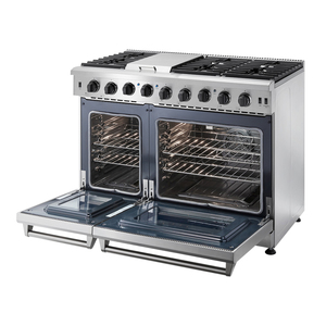 Fabrikant 48 Inch Vrijstaand Gasfornuis Met Bakplaat - Product Image 2